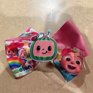 Colorful Kids Hair Bow with Cartoon Design